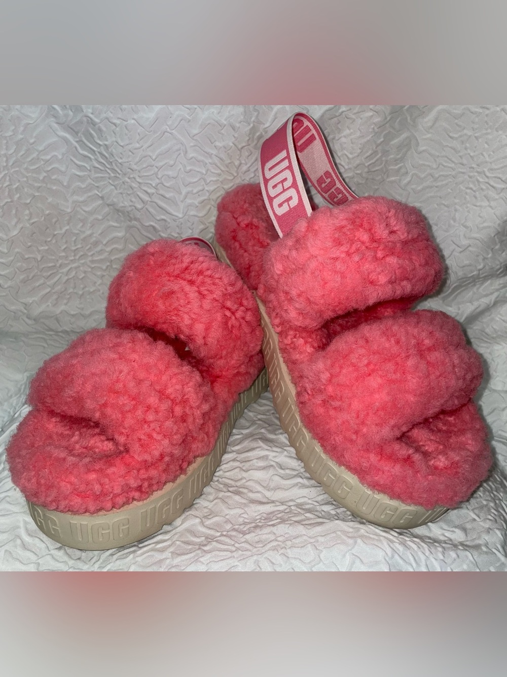 UGG Oh Fluffita Sandal Pink Slippers
